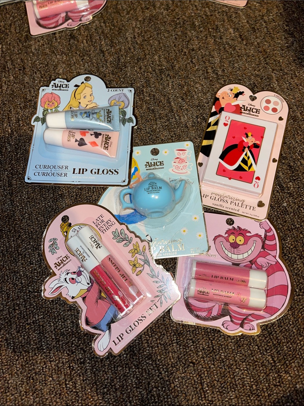 Disney Alice in Wonderland Lip Gloss & Balm